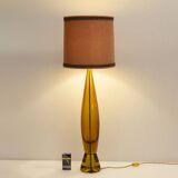 Seguso Flavio Poli large submerged glass lamp from Murano 1950s