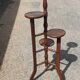 Wooden saddle plant holder