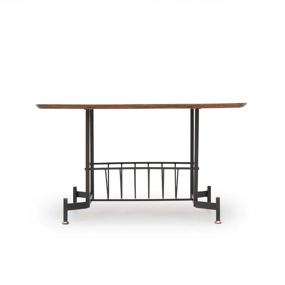 Coffee table with magazine rack, 1950s