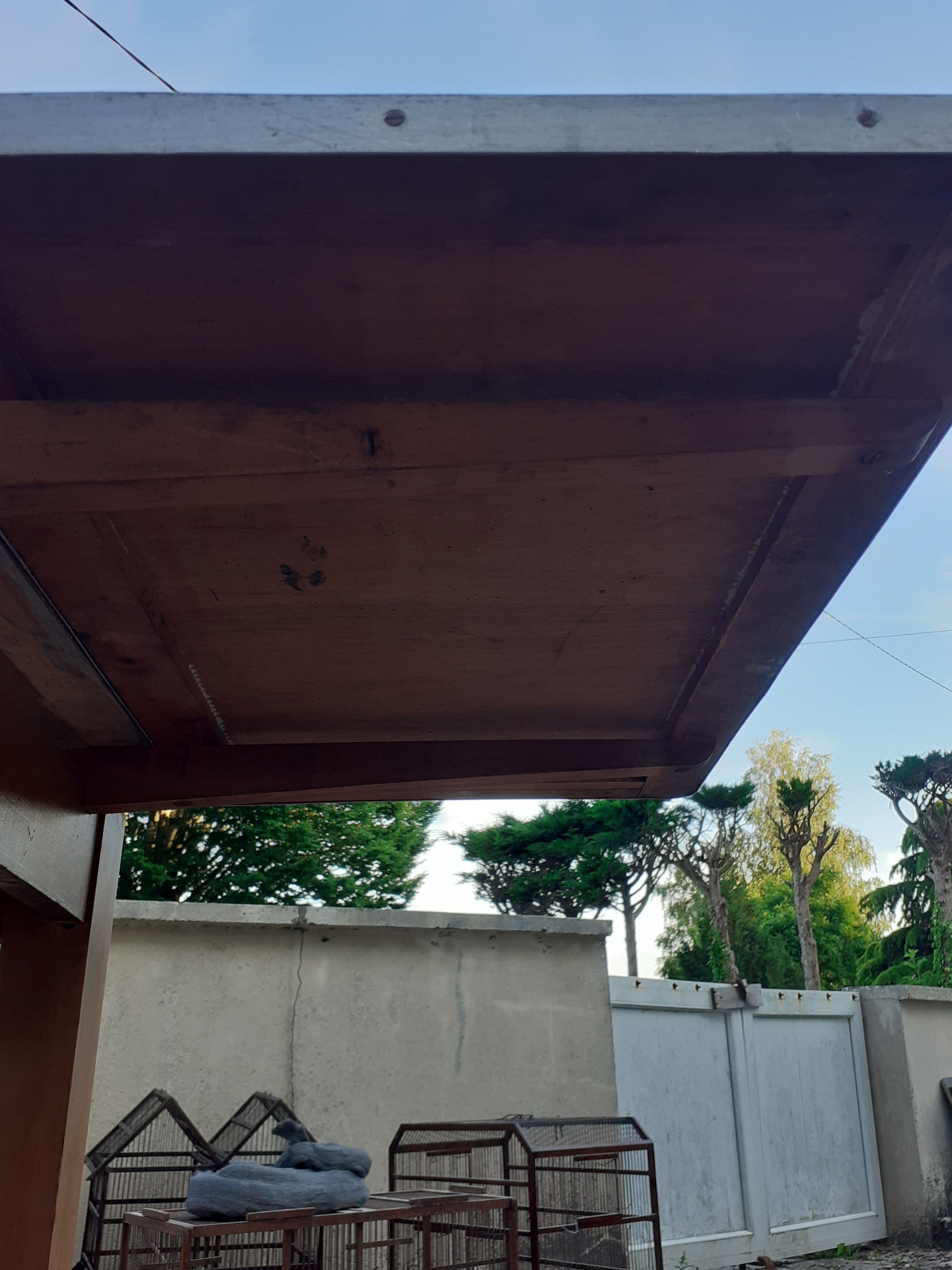 Vintage wooden formica kitchen table