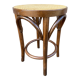 Viennese bentwood and cane stool 1950