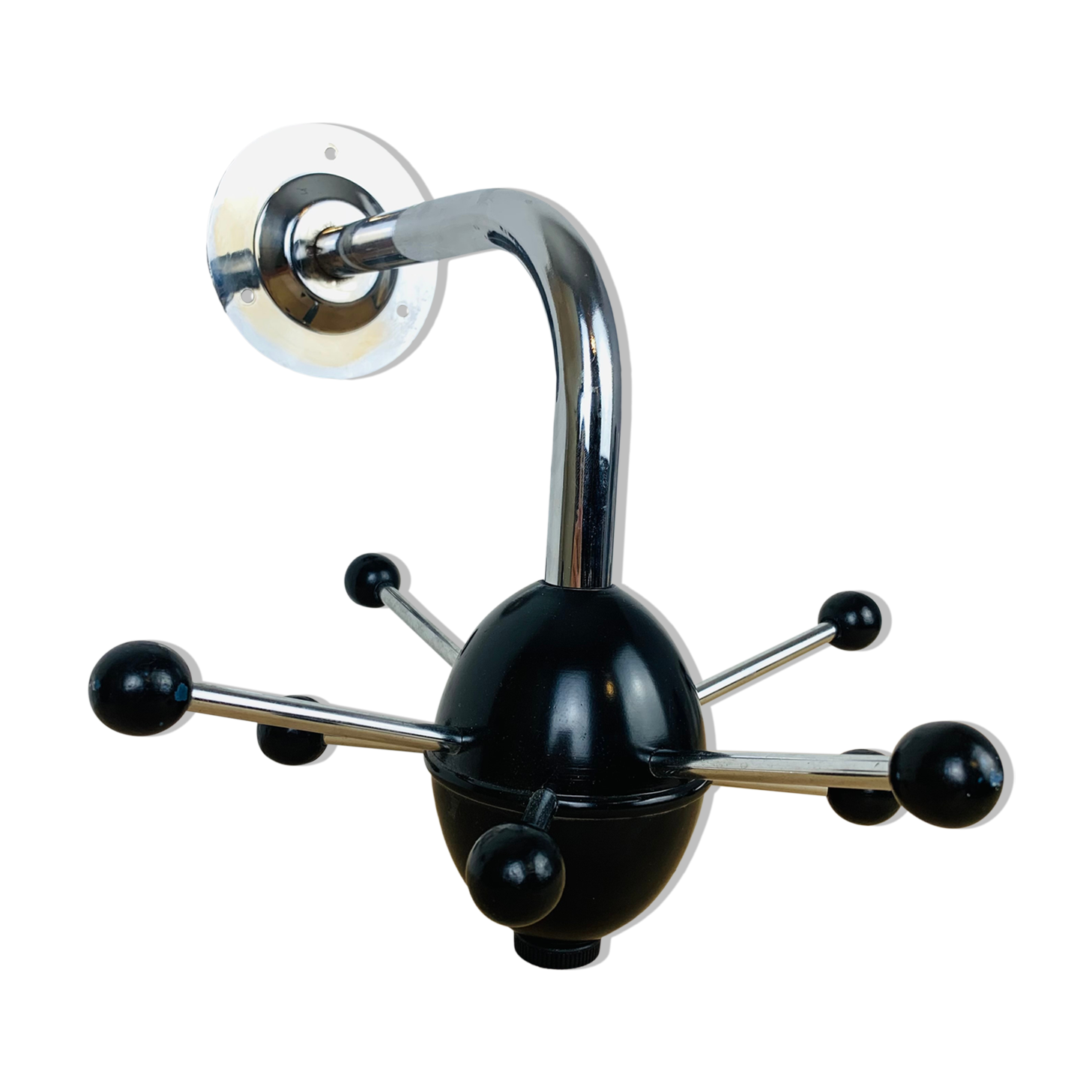 Wall coat rack Sputnik black