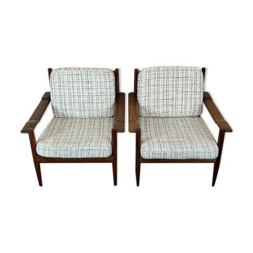 2 fauteuils scandinaves