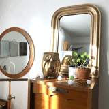 Gilded Louis-Philippe mirror