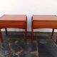 Pair of Scandinavian teak bedside tables