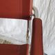 Bauhaus style chrome metal and faux leather chair - 70s/80s