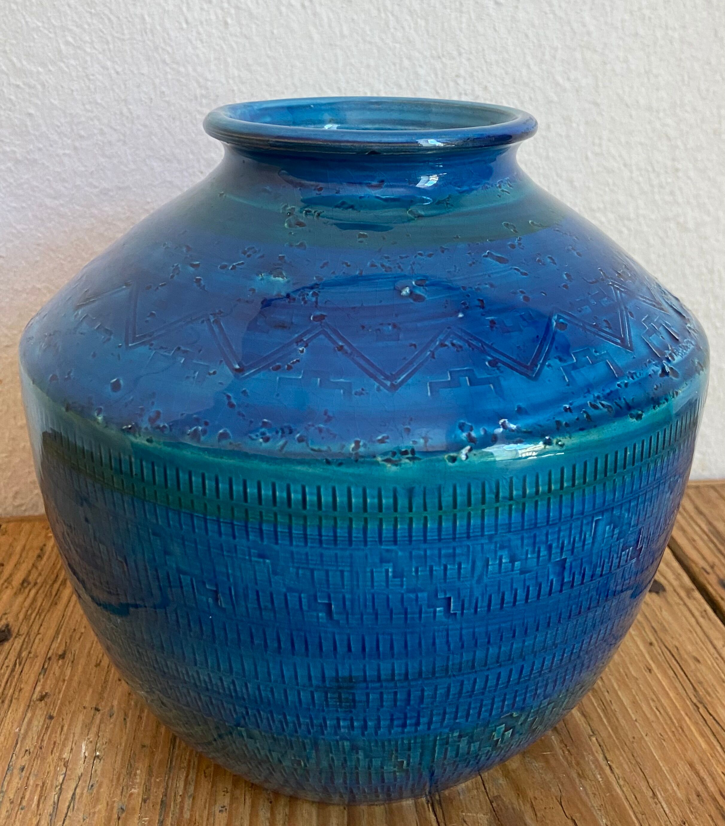 Ceramic vase by Bitossi, Italy 1970s