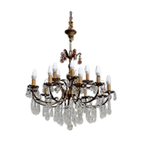 Lustre en cristal, milieu XXe