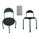 Pair of folding chairs model "Clark" by Lucci and Orlandini for Lamm 1985