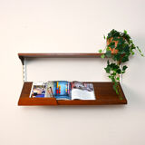 Swedish wooden shelving unit