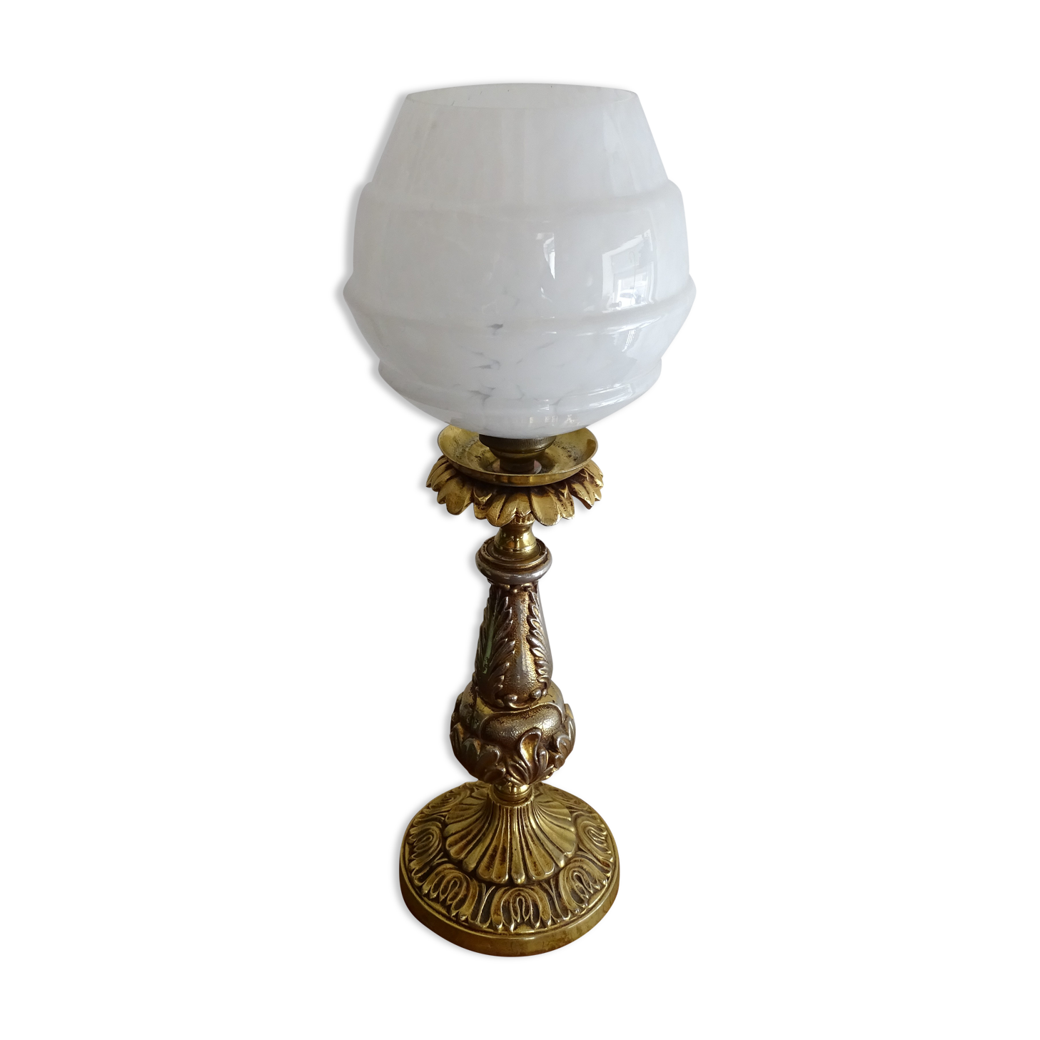 Table lamp foot bronze Art Deco style