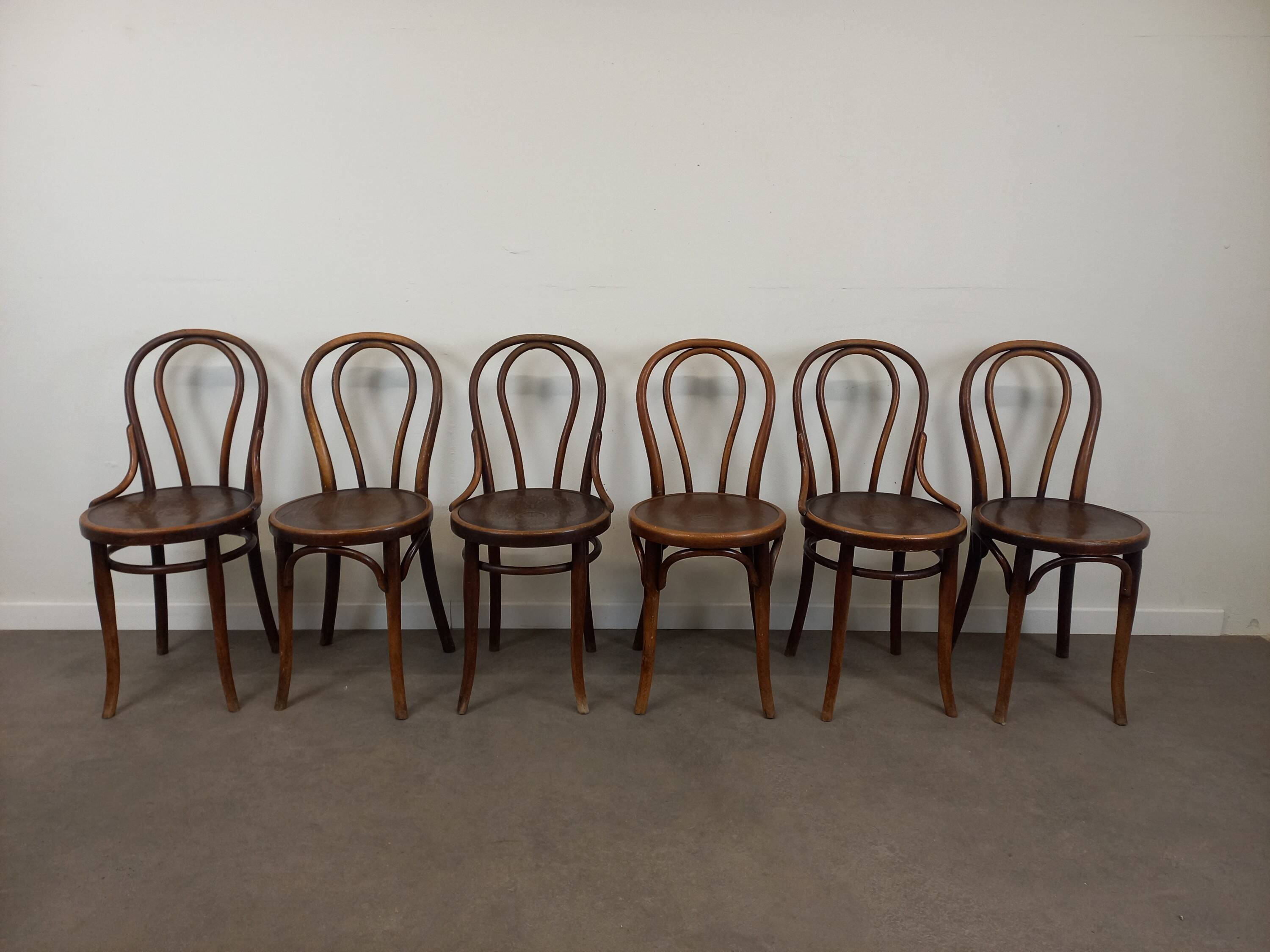 Thonet Bistro Chairs, Set of 6