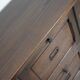 Antique french oak apothecary / filing cabinet folding doors, late 19th century