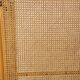Vintage wicker claustra screen - 1950s