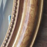 Grand miroir ovale
