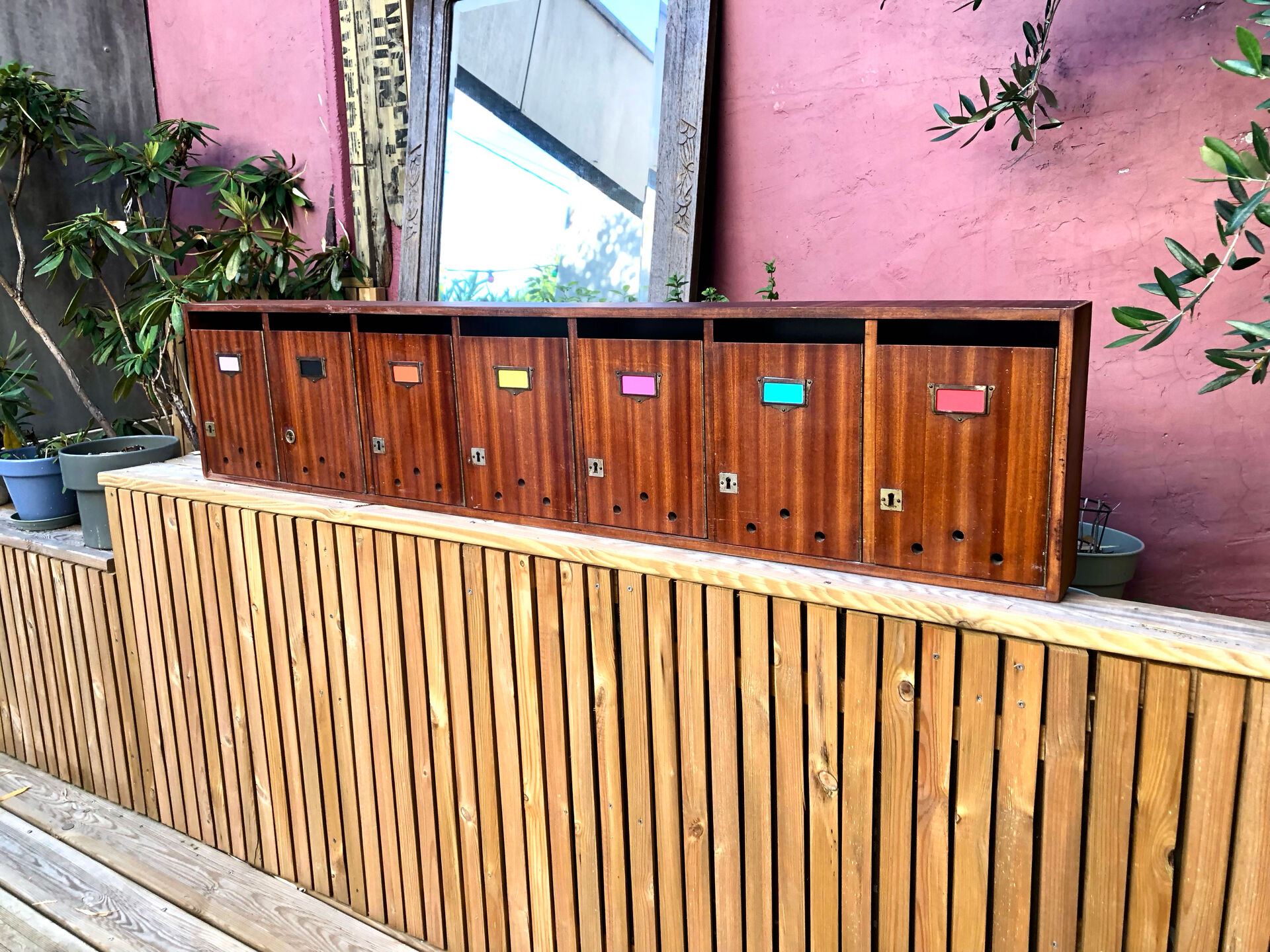 Bloc boîtes aux lettres