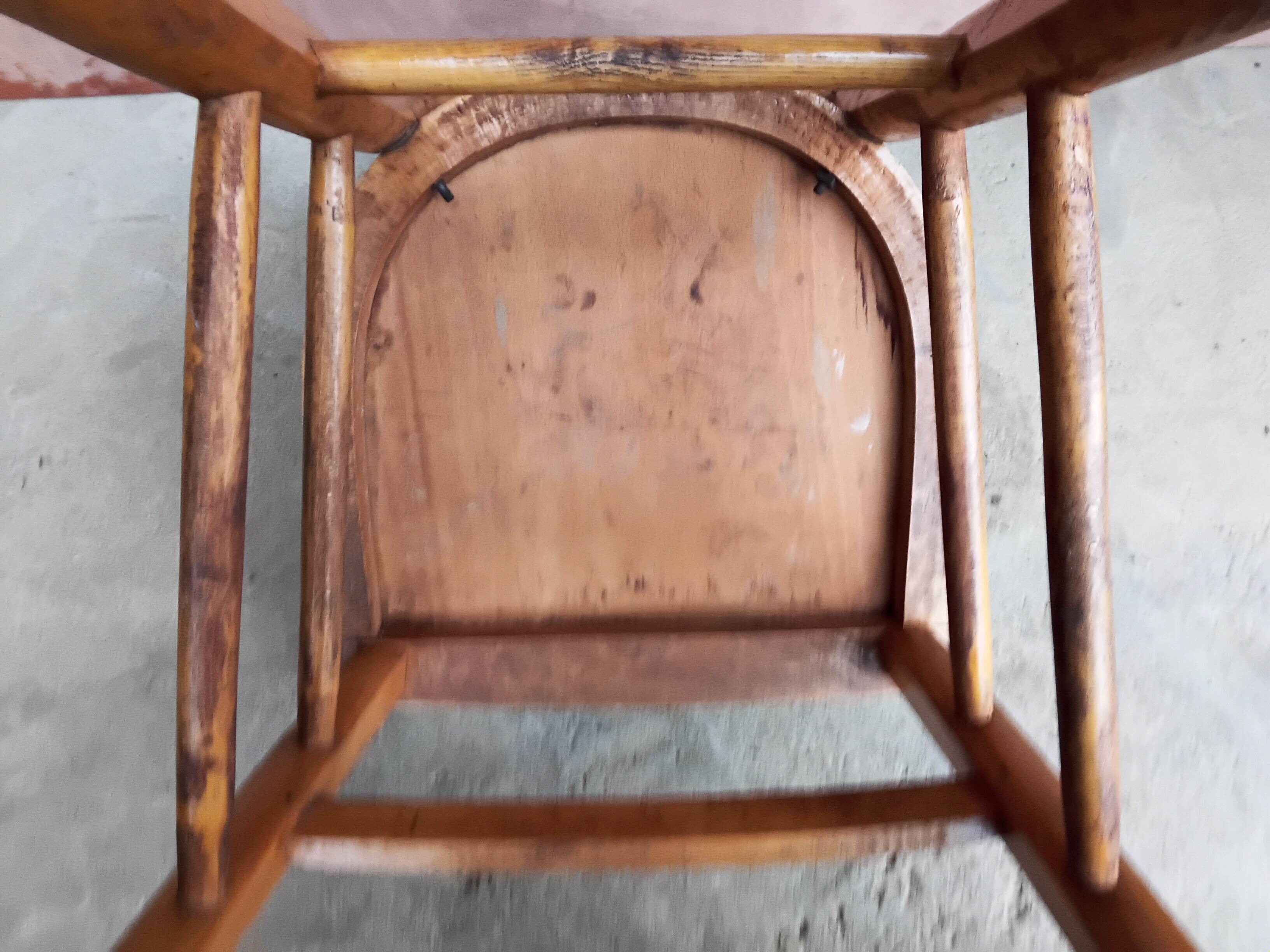 Duo of bistro chairs