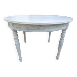 table ronde merisier