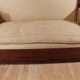 Restoration Period Turkish Sofa in Mahogany with Swan Neck