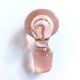 Vintage pink glass bottle
