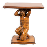 Table d'appoint sculpturale de design italien des années 1970