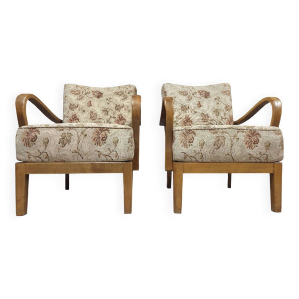 Paire de fauteuils vintage scandinaves années 60-70'