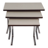 Set of 3 minimalistic nesting side tables