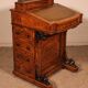 Davenport desk in burr walnut and inlays from the first part of