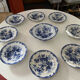 Set of plates and a handled dish Brownfield England