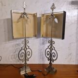 Pair of lamps from Maison Charles, Rinceaux models ref 2374 from the 70s.