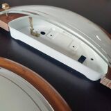 Wood glass wall lights