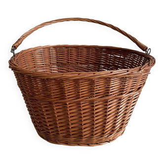 Bike wicker basket