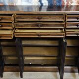 Sideboard in rosewood in the Charles X style, of fine cabinetmaking quality.