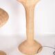 Paire de lampadaires en osier