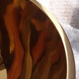 Antique and elegant Art Deco brass bowl
