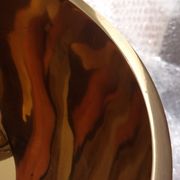 Antique and elegant Art Deco brass bowl