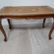 Crush: coffee table in caning and vintage wood