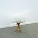 Table à maïs ronde coréenne Hans Kögl avec lame de glaçage
