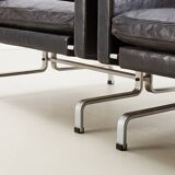 Poul Kjaerholm Early Pair of PK31 Chairs for E. Kold Christensen 1958