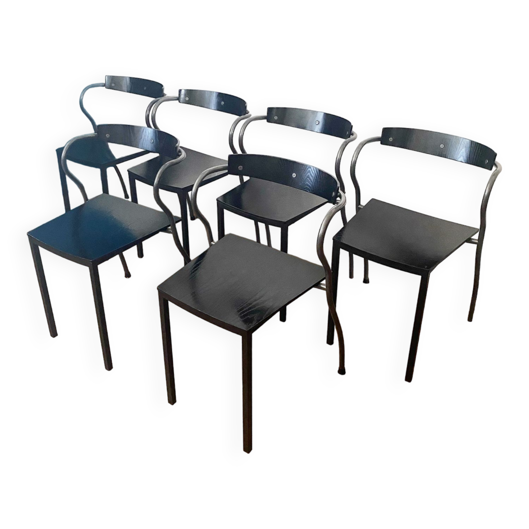 Set of 6 Rio chairs by Pascal Mourgue