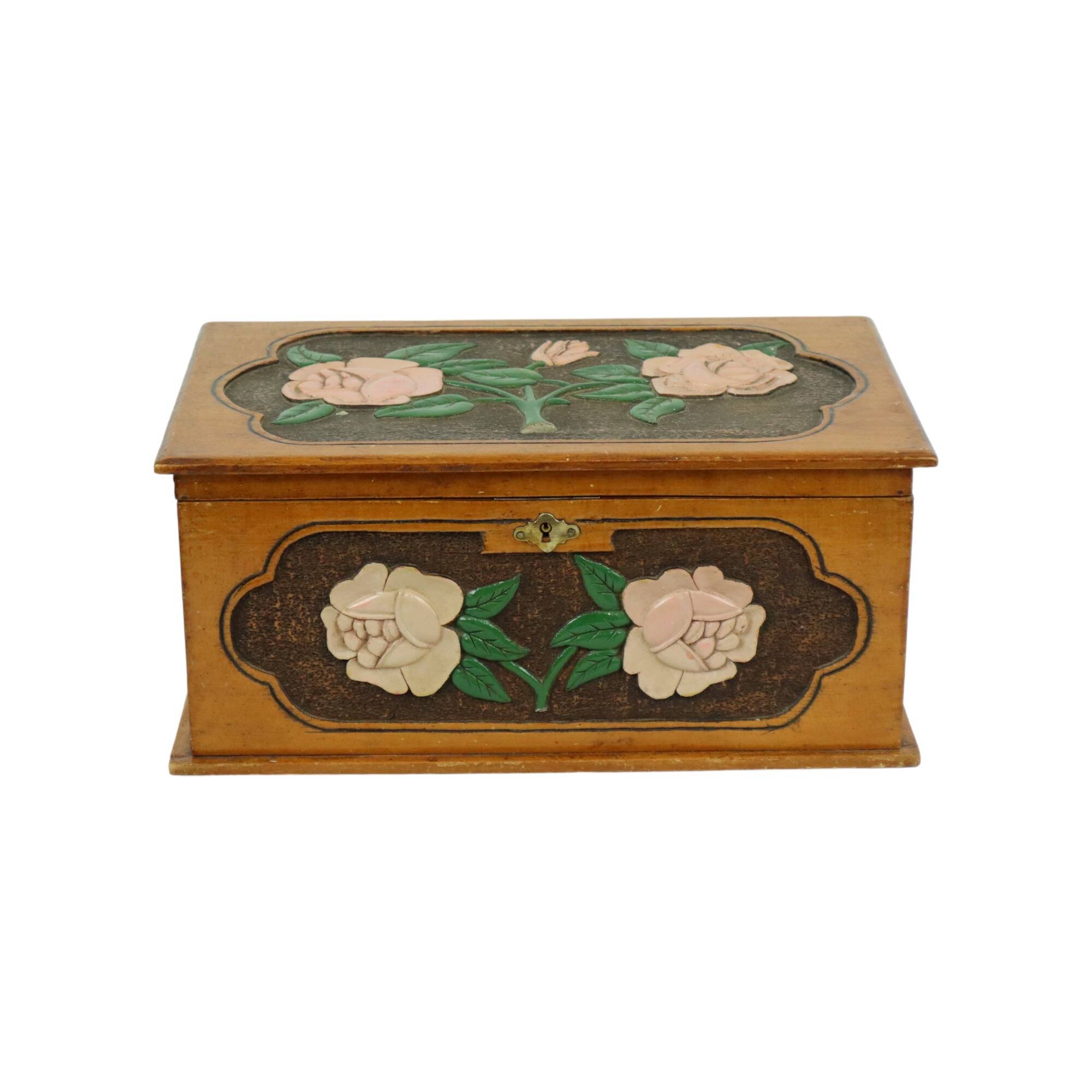 Boïte à bijoux en bois