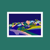 La plagne - limited edition art print (a3)