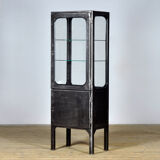 Vintage Iron And Glass Display Cabinet, 1970s