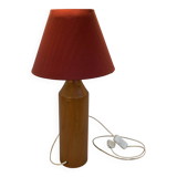 Lampe de table ikea design de Suède en bois massif clair avec abat-jour