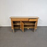 Wood / bamboo / rattan sideboard Roberti Rattan 1970s stunning condition