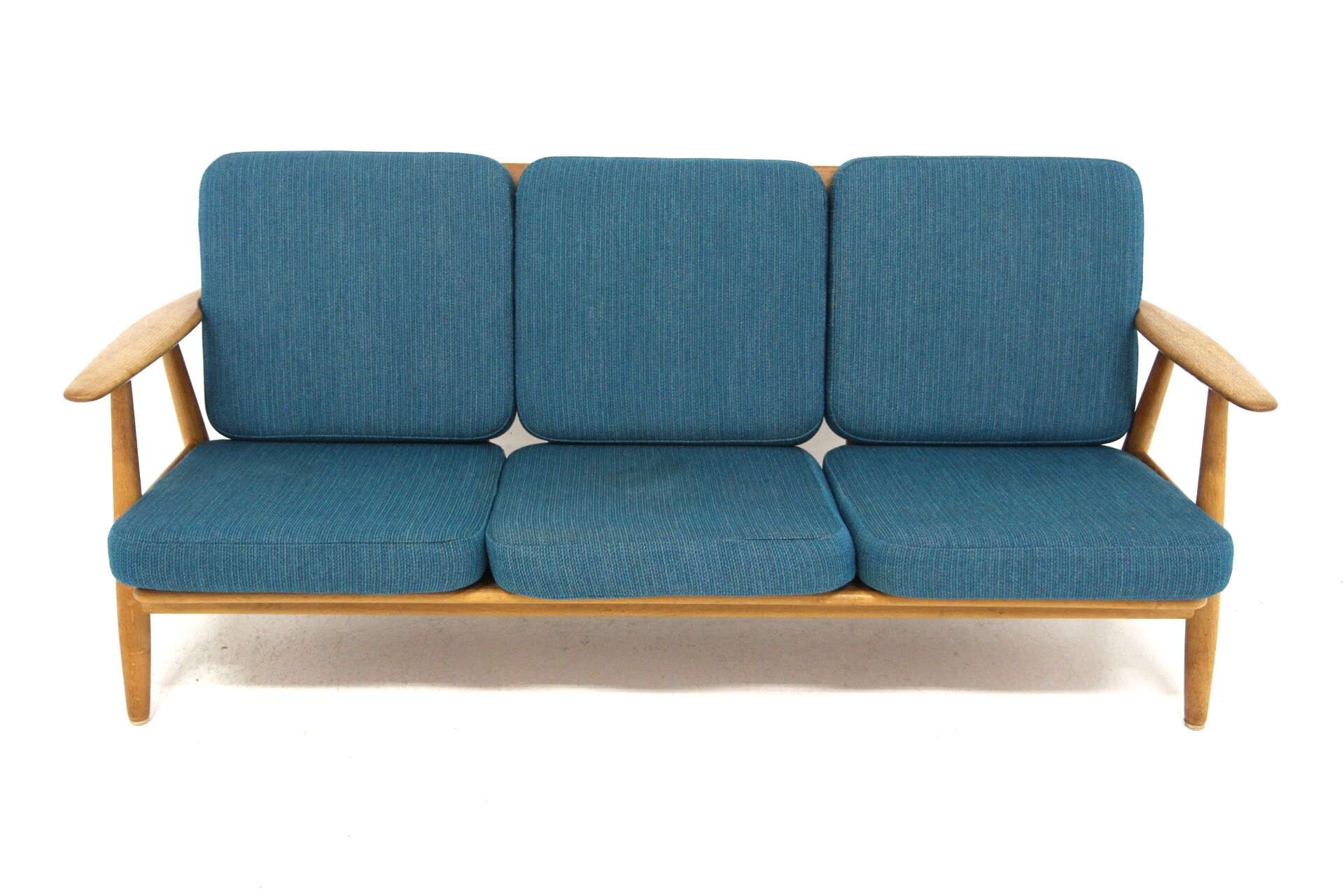 Scandinavian 3-seater sofa "Cigar chair GE 240" Hans J. Wegner, Denmark, 1960