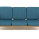 Scandinavian 3-seater sofa "Cigar chair GE 240" Hans J. Wegner, Denmark, 1960