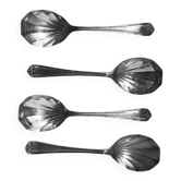 Lot de 4 cuillères coquillages