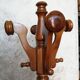 Vintage wooden coat rack