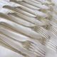 Orbrille JB silver metal cutlery set 37 pieces